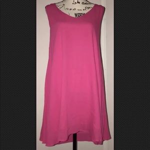 Chelsea28 Pink Tie Back Dress Size Medium